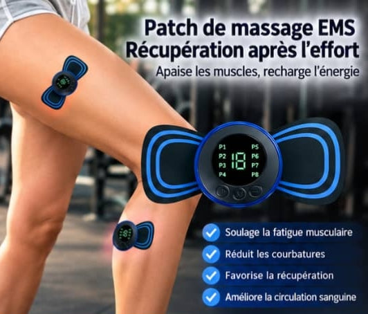 Patch de Massage Musculaire EMS-Soulagement et Relaxation