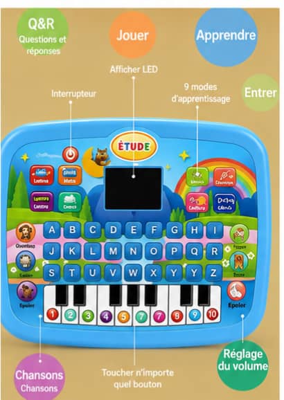 Odinateur  educatif pour enfant